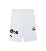 Puma Fsk Shorts  Fenerbahçe Sk 2024/2025 Erkek Futbol Şortu 77538204 Beyaz