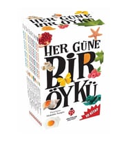 Her Güne Bir Öykü Seti - 10 Kitap Takım (Kapak Değişebilir) (Krem)