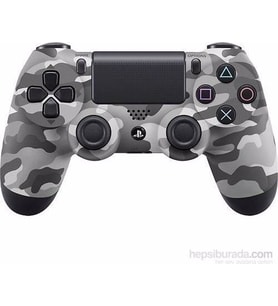Sony PS4 Kablosuz Dualshock Kamuflaj Desenli Oyun Kolu Teşhir (Gri)