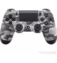 Sony PS4 Kablosuz Dualshock Kamuflaj Desenli Oyun Kolu Teşhir (Gri)