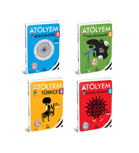Arı Yayıncılık Arı Yayınları 5 Sınıf Matematik Fen Türkçe Sosyal Akıllı Atölyem Seti 4 Kitap (Çok Renkli)