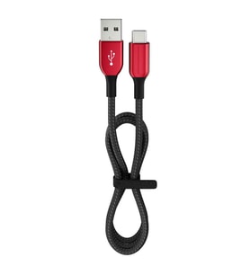 15 Watt 3A Usb-A To Type-C 1.2M Hızlı Şarj Kablosu Kırmızı FC36 TG-V 1660