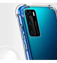 Huawei P40 Kılıf Şeffaf Nitro Anti Shock Kapak (Renksiz)