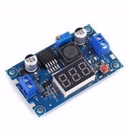 Voltmetreli LM2596 Ayarlanabilir 3A Güç Kaynağı Voltaj Düşürür