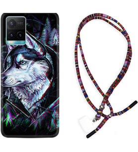 Vivo Y11S Y21S Y20 Y20S Y70 Kılıf Boyun Asklı Rasta Silikon Dog Eyes 1761