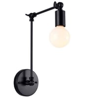 MYLİGHTS RETRO MAT SİYAH  AKROBAT APLİK  MAFSALI