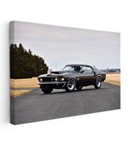 Kanvas Tablo 1969 Ford Mustang Boss 429 Klasik Ford Tablosu Ev Ofis Duvar Dekoru