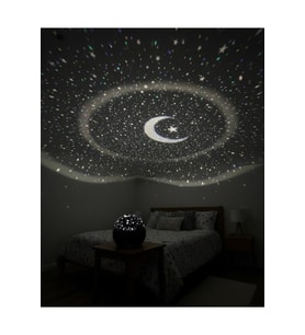 Fişli Yıldız Projektör Gece Lambası Müzikli - korbx8890-1304