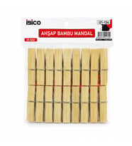 20PCS BÜYÜK AHŞAP BAMBU MANDAL (5680)