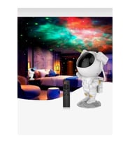 Yıldız Projektör Astronot Işıklı Galaksi Projeksiyon Gece Lambası Astronot Işık (RGB)