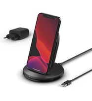 Belkin BoostCharge 15W Kablosuz Şarj Standı (Qi Şarj Standı) - Siyah Teşhir