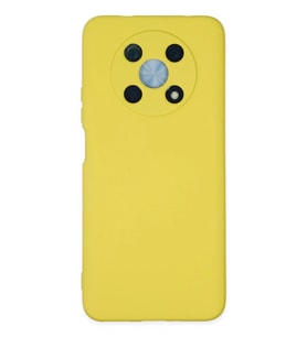 Nova Y90 Kılıf Nano Içi Kadife Silikon - Sarı