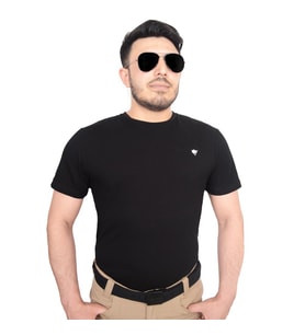 Wolftrap Comfort Erkek Kısa Kollu Siyah T-Shirt