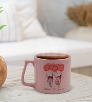 BK Gift Kişiye Özel Sevgili İsimli Pastel Pembe Middle Kupa Bardak, Arkadaşa Hediye, Ev Hediyesi, Doğum Günü Hediyesi, Ofis Hediyesi-5