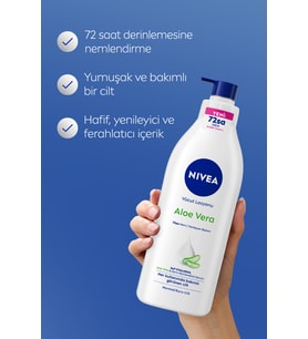 Vücut Bakim Losyonu & Aloe Vera Nemlendirici 5 Etkili & Kuru Ciltler İçin 400Ml