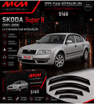 Skoda SUPER B (2001-2008) 4'lü Mugen Cam Rüzgarlığı