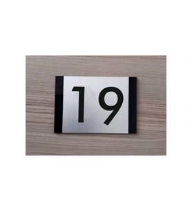 Dekoratif Apartman Kapı Numarası Pleksi-19