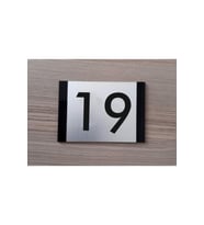 Dekoratif Apartman Kapı Numarası Pleksi-19