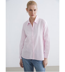 LC WAIKIKI Pembe Oxford Kadın Gömlek