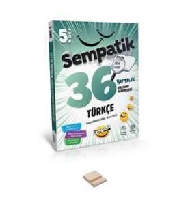 5. Sınıf Türkçe Sempatik 36 Haftalık Kazanım Denemeleri ve Telefon Standı