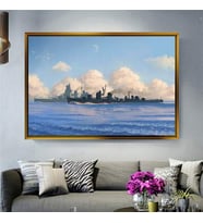 Altın Çerçeveli dekoratif tablo l376 (Gold)