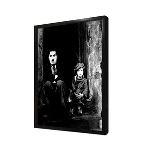 Charlie Chaplin Çerçeveli Mdf Tablo