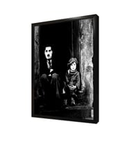 Charlie Chaplin Çerçeveli Mdf Tablo