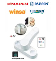 Pimapen Pencere Emniyet Hırsızlık Güvenlik Çocuk  Kilidi 3 Adet