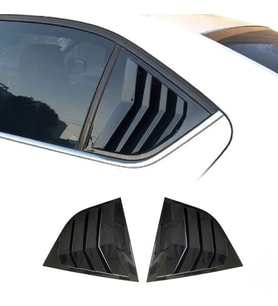 Skoda Octavia Kelebek Cam Kaplama Vizörü Parlak Siyah