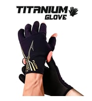 Fujin Pro Angler S24 Titanium Gloves Black Gold M/L
