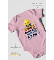 Geleceğin Patronu Burada Kısa Kollu Bebek Body %100 Pamuk