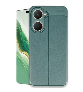 Vivo Y18 Kılıf Auto Focus Kapak - Koyu Yeşil