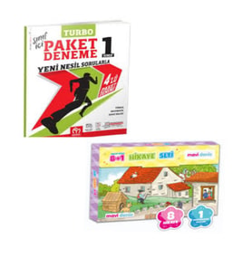 1.Sınıf Turbo Paket Deneme Yeni Nesil Sorularla Ve Mavideniz Hikaye Seti 8+1