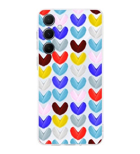 PrintiFy Samsung Galaxy A54 ile Uyumlu Water Color 1  Kamera Korumalı Şeffaf  Kılıf