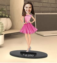 Kişiye Özel Barbie 2 Tasarımlı Karikatür Biblo