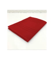 Çizgili Tek Masa Örtüsü Colber 160x220cm Kırmızı