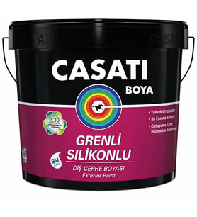 Casati Grenli Silikonlu Dış Cephe Boyası 25 Kg Beyaz
