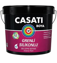 Casati Grenli Silikonlu Dış Cephe Boyası 25 Kg Beyaz