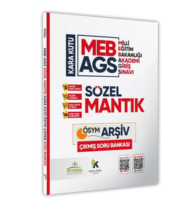 MEB-AGS Sözel Mantık Kara Kutu ÖSYM Çıkmış Soru Havuzu Bankası Konu Özetli Dijital Çözümlü