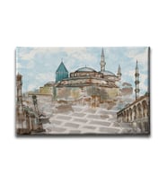 Mevlana Müzesi Sultan Selim Cami Ve Aziziye Cami Tablo MEVY107