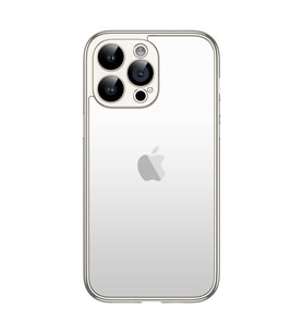 Apple iPhone 15 Pro Max Uyumlu Kılıf Zore Kamera Korumalı Bontez Bumper (Koyu Gri)