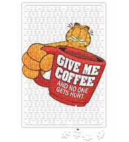 Garfield Give Me Coffe Garfield Bana Kahve Ver Puzzle