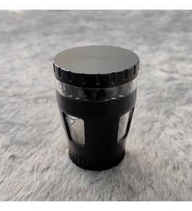 50 mm. Siyah Pencereli Tütün Baharat Herbal Öğütücüsü Parçalayıcı rc82sy