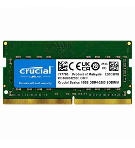 CRUCIAL 16GB DDR4 3200MHZ CL22 Notebook Ram Kutusuz CB16GS3200E.C8FT