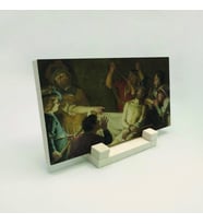 Dikenlerle Taçlandırılan İsa (Gerard van Honthorst, 1622)Baskılı Doğaltaş Masaüstlük