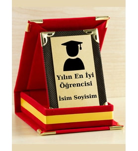Yılın En İyi Öğrencisi Plaketi - Mezuniyet Plaketi ( Mini Plaket )