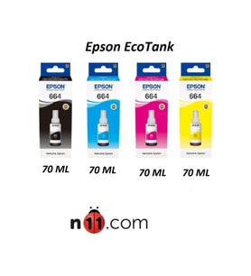 Epson T664 Mürekkep Seti Siyah