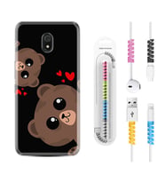 Xiaomi Redmi 8A 8 Pro 9C 9T 10C 11T Pro Kılıf Kablo Koruma Spiral Silikon Love Animals 1780