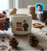 Kişiye Özel Karikatürlü Babaya Hediye Daddy Cool T Kupa Babalar Günü Hediyesi