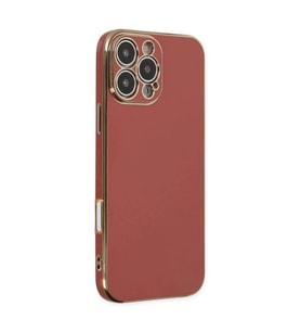 İphone 16 Pro Max Kılıf Volet Silikon - Kırmızı